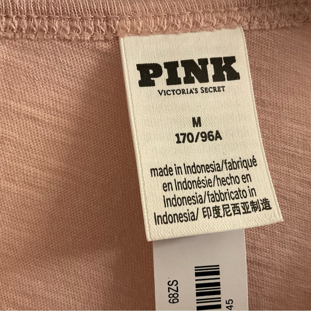 PINK Victoria’s Secret Cotton Cropped Racerback Tank Top - NWT - Medium - Picture 5 of 8